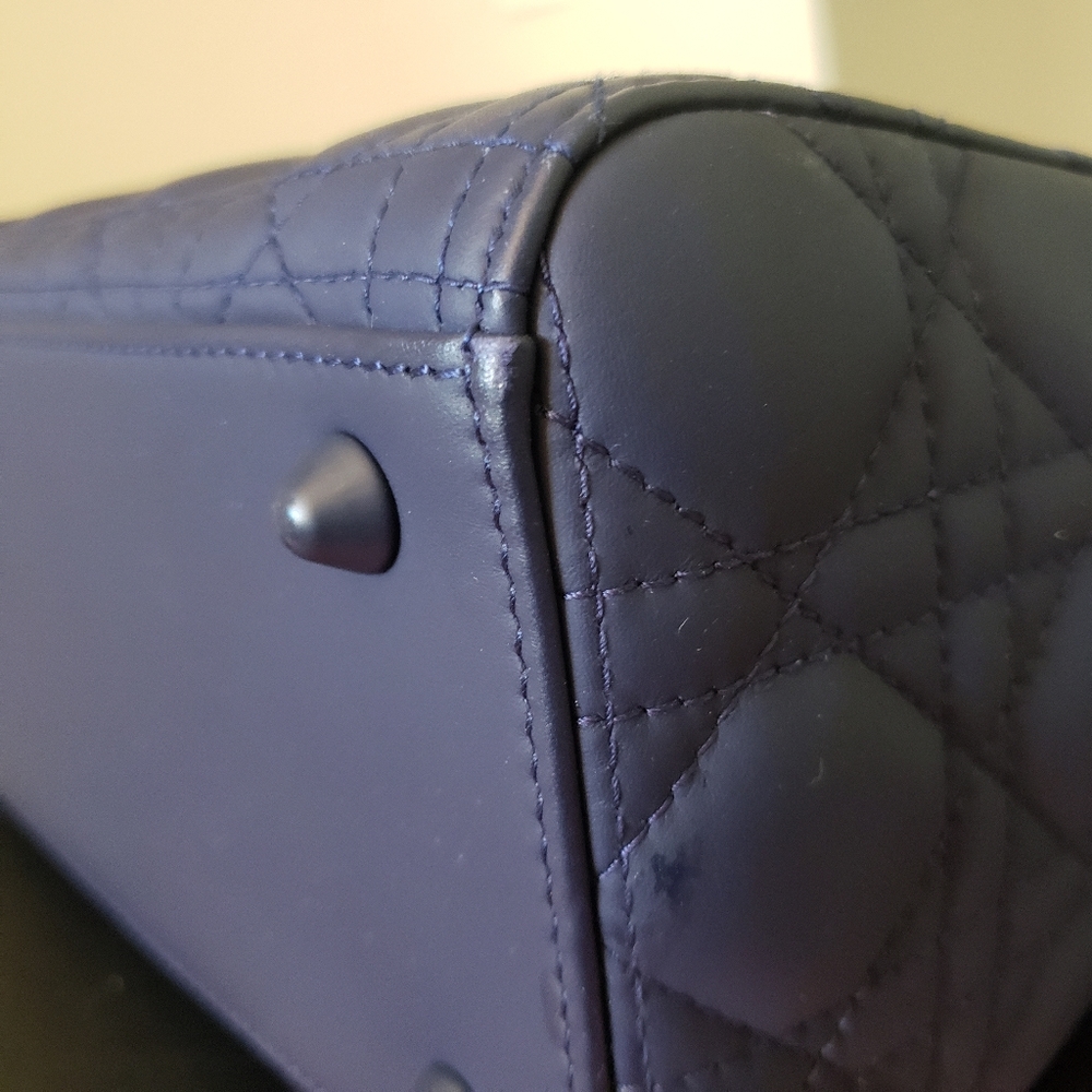 Lady D.ior navy blue large bag - Picture 7 of 7